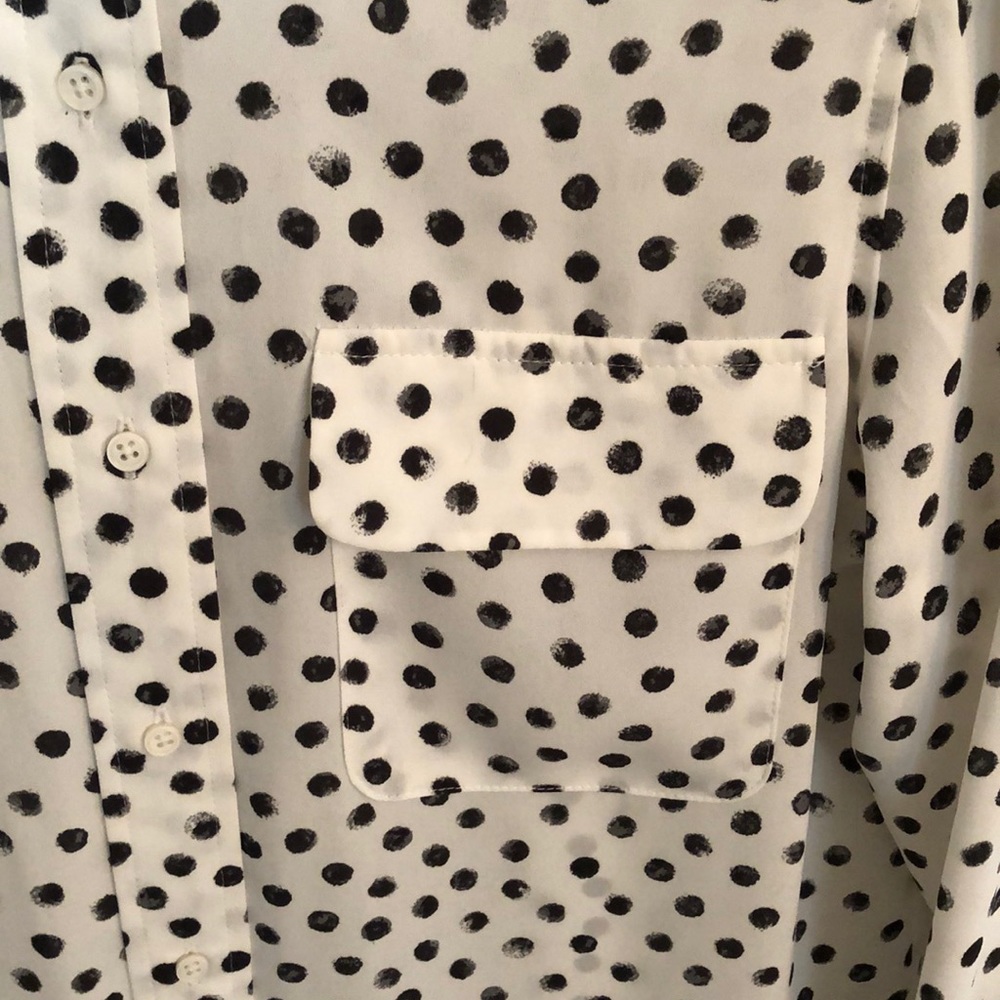 Polka dot button down - Picture 3 of 5